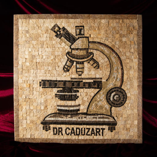 Mosaïque en Pierre - Le Microscope 55x50