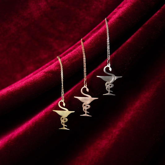 Collier - Caducée du Pharmacien