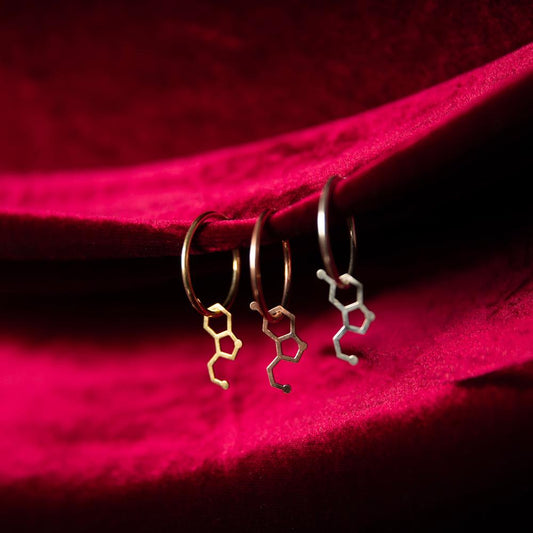 Boucles D'oreilles - Sérotonine et Dopamine