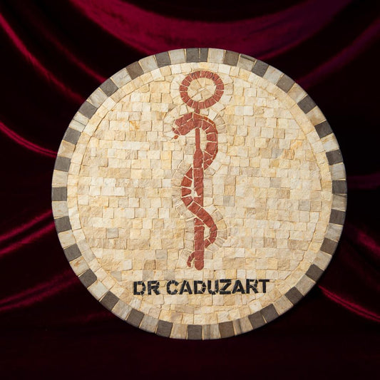 Mosaïque en Pierre - Grand Médaillon de La Médecine Dentaire 40 cm