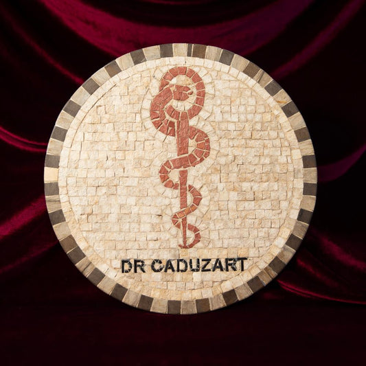 Mosaïque en Pierre - Grand Médaillon de La Médecine 40 cm