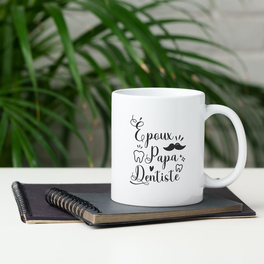 Mug - Époux, Papa, Dentiste
