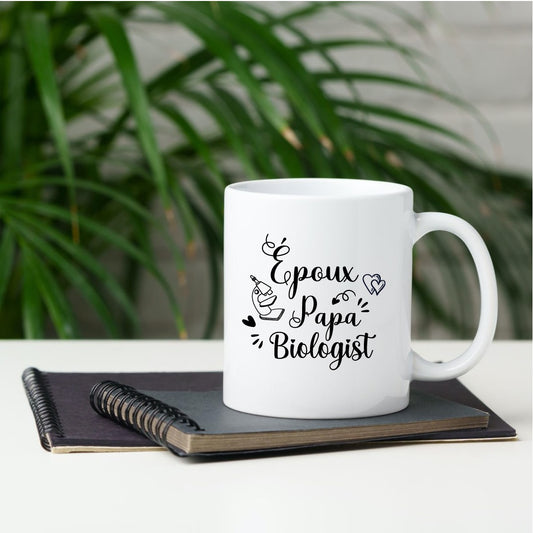 Mug - Époux, Papa, biologiste
