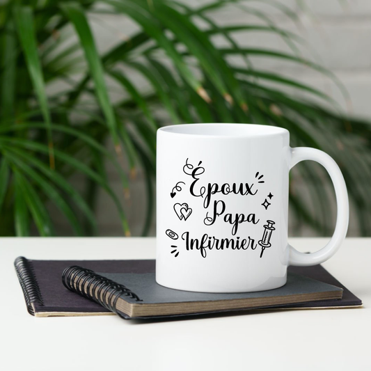 Mug - Époux, Papa, Infirmier
