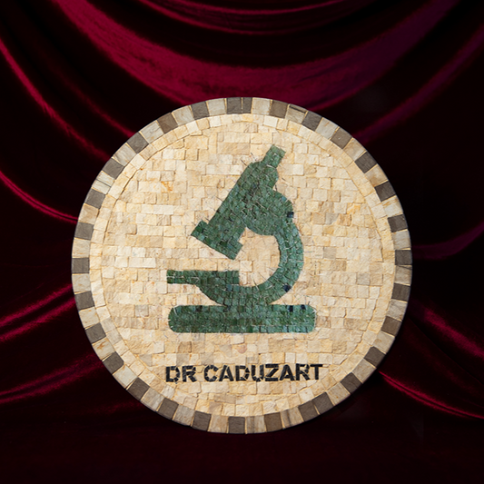 Stone Mosaic - Large Medallion of Biology 40 cm