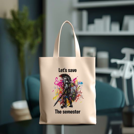 Tote Bag- Let's Save The Semester
