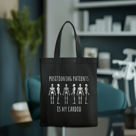 Tote Bag - Positioning patients is my cardio