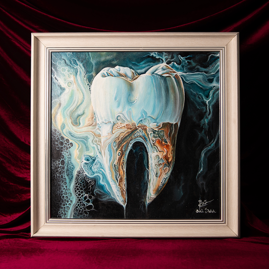 Tableau de Peinture - La Dent et La Vague